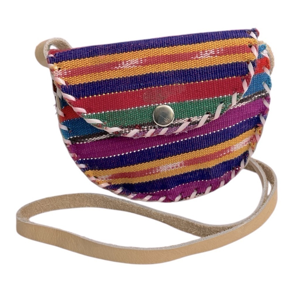 Ethnic Boho Vibes: Handcrafted Peruvian Cusco Textile crossbody Bag